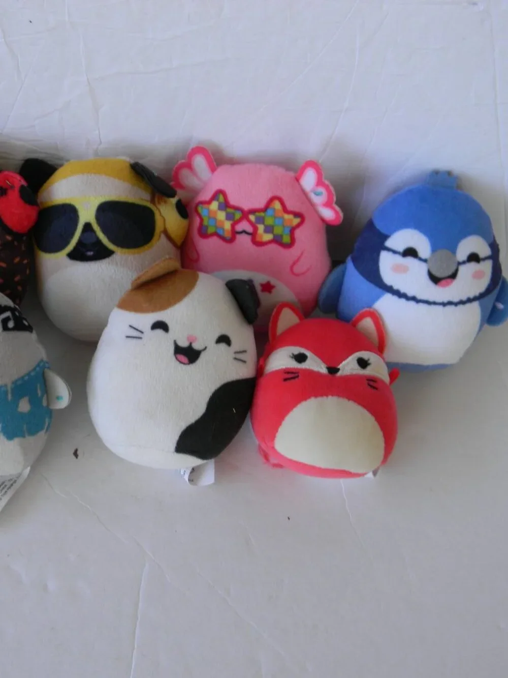 SQUISHMALLOW MINI FIGURES & 3 KEYCHAINS LOT SET BUNDLE OF 13 TOTAL